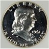 Image 2 : 1961 proof Franklin half $  NGC PF68  est $45-$50