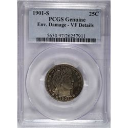 1901S Barber quarter  KEY DATE