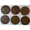 Image 2 : 2 center lot 1866 XF corrosion-2 67 VG-68 G-69 G/VG-71 VG