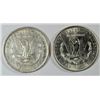 Image 2 : 1884-O AND 1889 BU MORGAN SILVER DOLLARS