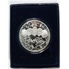 Image 2 : "HAPPY BIRTHDAY" 2013 ON A BEAUTIFUL ONE OUNCE .999 SILVER ART ROUND,