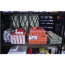 SHELF OF ASSORTED SPA PRODUCTS