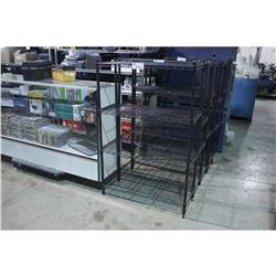 BLACK METAL SPA RACK
