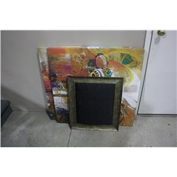 3 ASSORTED ART WORK