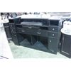 Image 1 : BLACK MULTI DRAWER RECEPTION TABLE