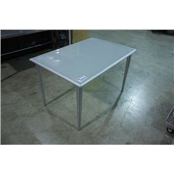 GLASS TOP PREP TABLE