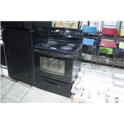 BLACK FRIGIDAIRE STOVE