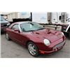 Image 2 : 2004 RED FORD THUNDERBIRD CONVERTIBLE, 2 DR COUPE, GAS V8/3.9L, AUTOMATIC, 67539 MILES,