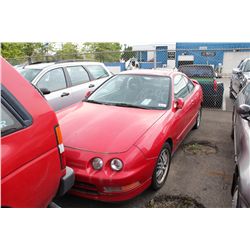 1997 RED ACURA INTEGRA 2 DR SDN, GAS, 1.8L, MANUAL, 176,613 KM, VIN: JH4DC4374V5803235, 1 THEFT