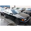 Image 2 : 1990 BLACK MAZDA PROTEGE LX 4DR, SDN,  336720 KM, GAS, 1.8L MANUAL, VIN:JM1BG2230L0180947. TTL9