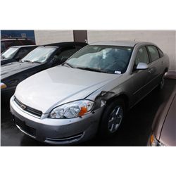 2006 GREY CHEVROLET IMPALA LT, 4 DR SDN, GAS, 3.5/V6 AUTOMATIC, 47,012KM, VIN: 2G1WT58N469103444,