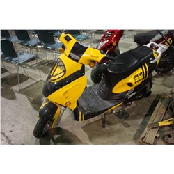 YELLOW ELECTRIC SCOOTER