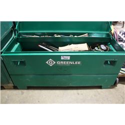 GREENLEE JOB BOX WITH TOOLS