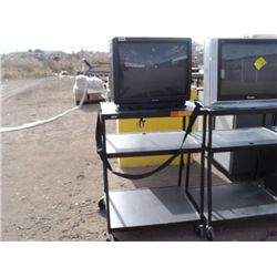 TV with Mobile Media Cart