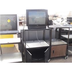 TV with Mobile Media Cart
