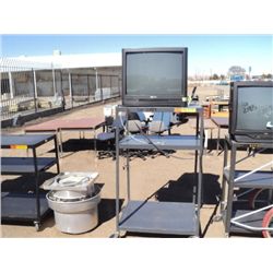 T.V. w/ Mobile Media Cart