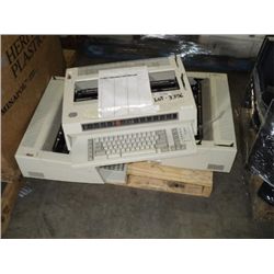 Pallet: Type Writers F382 1)? (print sequence:) F248