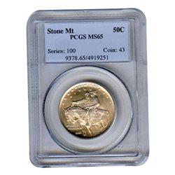 Certified Commemorative Half Dollar Stone Mountain MS65