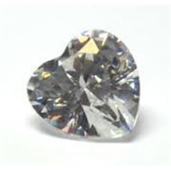 EGL CERT 0.53 CTW HEART DIAMOND H/SI2