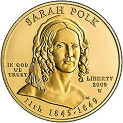 First Spouse 2009 Sarah Polk Uncirculated