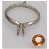 Image 1 : NATURAL 1.41 CTW 14K ORANGE SAPPHIRE GOLD RING