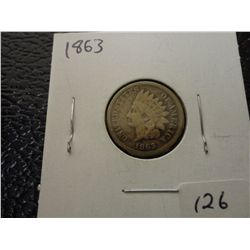 1863 INDIAN HEAD CENT