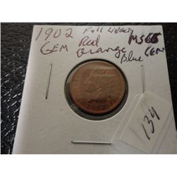 1902 INDIAN HEAD CENT