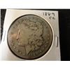 Image 1 : 1889-CC MORGAN DOLLAR - KEY