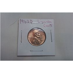 1962D BU Licoln Cent