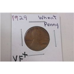 1929 VF+ Wheat Cent