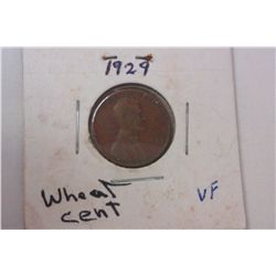 1929 VF Wheat Cent