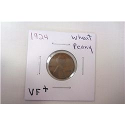 1924 VF+ Wheat Cent