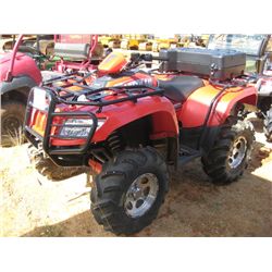 ARTIC CAT 650 ATV, S/N 4UF06ATV997223214, REAR STORAGE BIN, WINCH