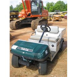 2004 CLUB TURF 1 CARRY ALL GOLF CAR, S/N HG0439-442947, DUMP BED, METER READING 1,383 HRS