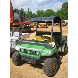 JOHN DEERE T-528 GATOR 4X2, ATV S/N 1207221, CANOPY, DUMP BED, METER READING 2,882 HRS