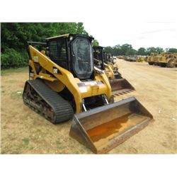 CAT 287B SKID STEER LOADER, S/N ZSA03221, (06 YR) GP BUCKET, TRACK TYPE, 18" RUBBER TRACKS, ECAB W/A