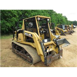 ASV 4810 SKID STEER LOADER, S/N ANC01073, TRACK TYPE, CAT DIESEL, METER READING 1,358 HRS