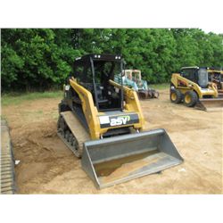 ASV PT50 SKID STEER LOADER, S/N PTC02886, GP BUCKET, TRACK TYPE, CANOPY, METER READING 418 HRS