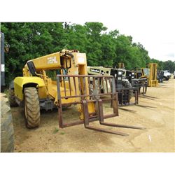 GEHL DL-8H TELESCOPIC FORKLIFT, S/N 030451, 42' REACH, ECAB W/AIR, FOAM FILLED TIRES, METER READING 
