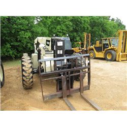 INGERSOLL-RAND VR642B TELESCOPIC FORKLIFT, S/N 172444, 110 HP, 6000# CAP, 42' REACH, ECAB, METER REA