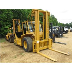 GROVE LT 409 FORKLIFT, S/N 69016, 20,000# CAP, SINGLE STAGE MAST W/FORK POSITIONER, ECAB