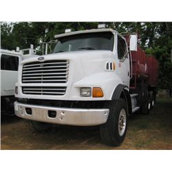 1998 FORD AEROMAX FUEL & LUBE TRUCK, S/N 1FD2S86F2WVA37828, CAT DIESEL ENG, 8LL SPD, P/S, A/C, (6) P