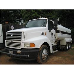 1999 STERLING T/A WATER TRUCK, S/N 2FWYHWEB6XAF40608, CAT C12 DIESEL ENG, FULLER SUPER 10 TRANS, 40K