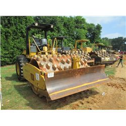 CAT CP-563E VIBRATORY ROLLER, S/N CNT1062, (06 YR) 84" PADFOOT DRUM, DRUM DRIVE, CANOPY, METER READI