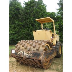 HYPAC/HYSTER C832B VIBRATORY ROLLER, S/N B208C1778R, 66" PADFOOT DRUM, DRUM DRIVE, CANOPY