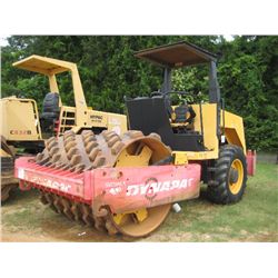 DYNAPAC CA151PD SERIES 15 VIBRATORY ROLLER, S/N 59811350 (97 YR) 66" PADFOOT DRUM, CUMMINS DIESEL, C