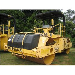 SAKAI SW900 TANDEM ROLLER, S/N VSW2730114, 84" TANDEM DRUMS, WATER SYSTEM