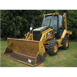 CAT 420E 4X4 LOADER BACKHOE, S/N HLS03634,(07 YR), EXTENDAHOE, 4N1 BUCKET, 24" HOE BUCKET, ECAB W/AI