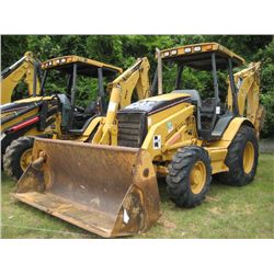 CAT 420D 4X4 LOADER BACKHOE, S/N FDP11033, (03 YR) EXTENDAHOE, 4N1 BUCKET, 24" HOE BUCKET, CANOPY, M
