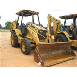 CAT 416C 4X4 LOADER BACKHOE, S/N 4ZN05724, (98 YR) GP BUCKET, 18" HOE BUCKET, CANOPY